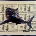Tattoo Shark Large Print by Death NYC - Signed 1/100 (2023). Limited Edition