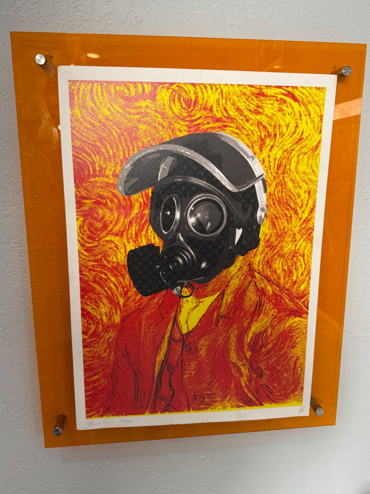 Fine Art Death NYC Limited Edition Signed Graffiti Pop Art Print - Van Gogh Gas