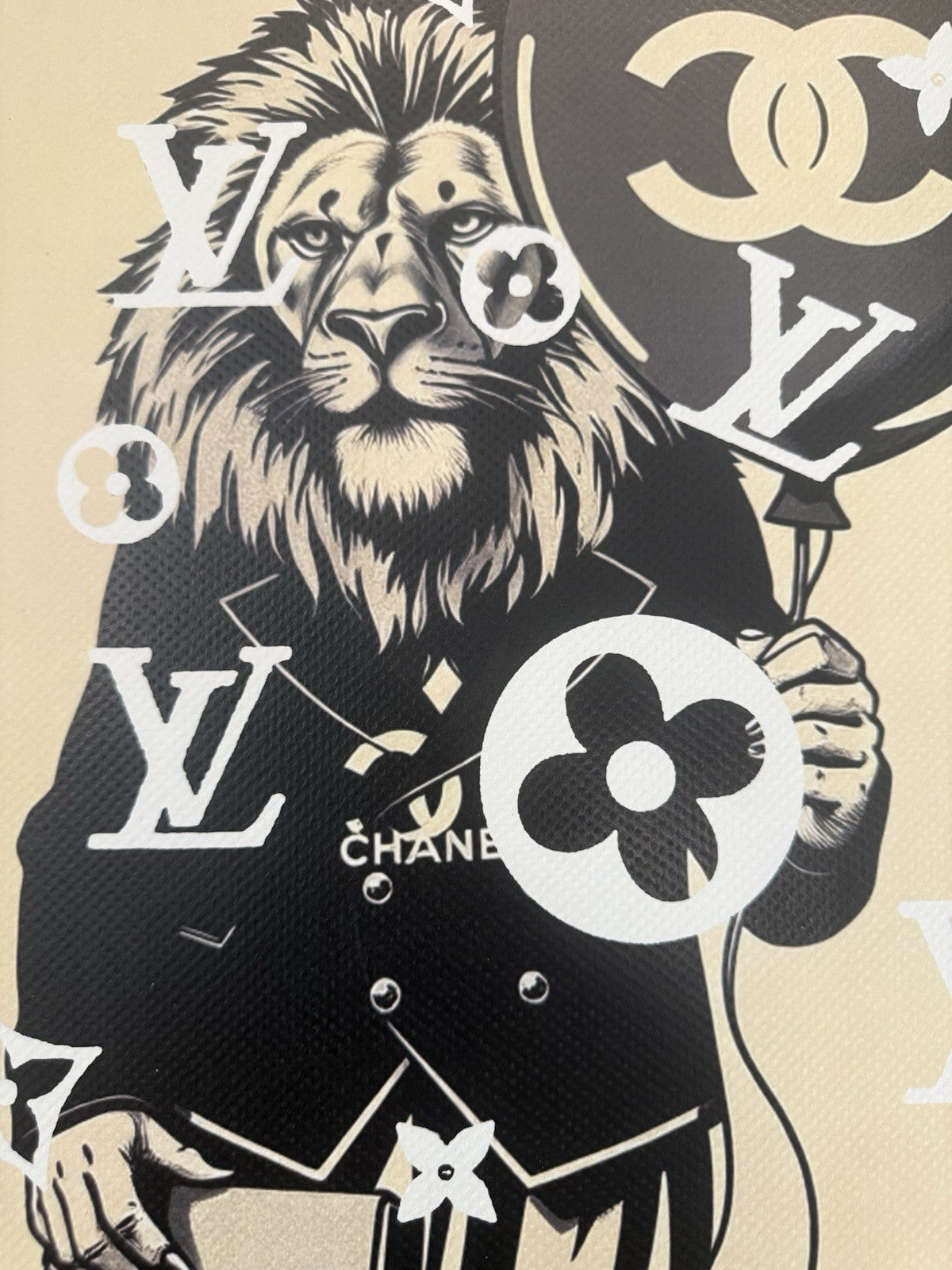 Death NYC  Luxury Street Art Print Chanel Balloon Louis Vuitton Pop Art