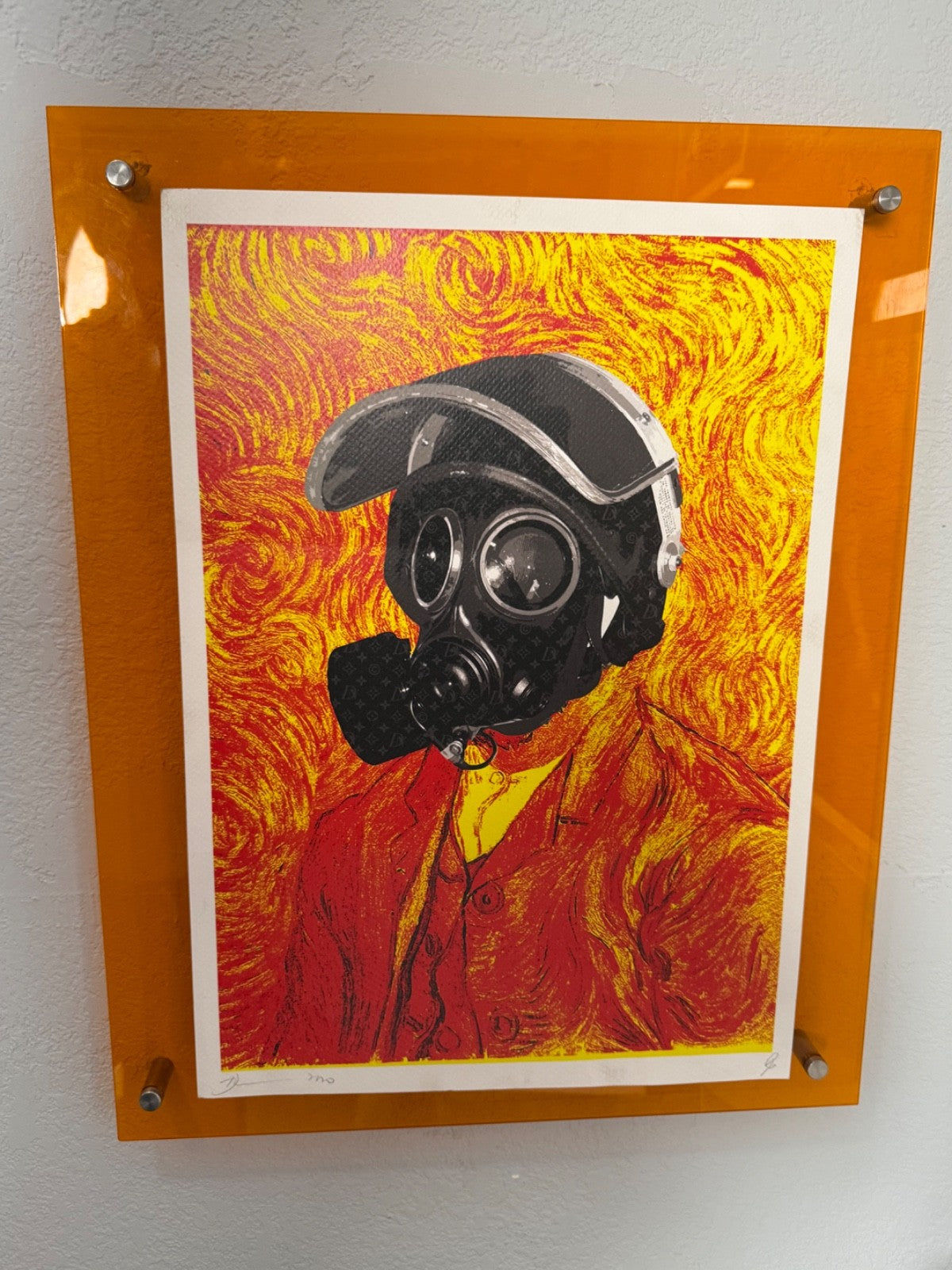 Fine Art Death NYC Limited Edition Signed Graffiti Pop Art Print - Van Gogh Gas