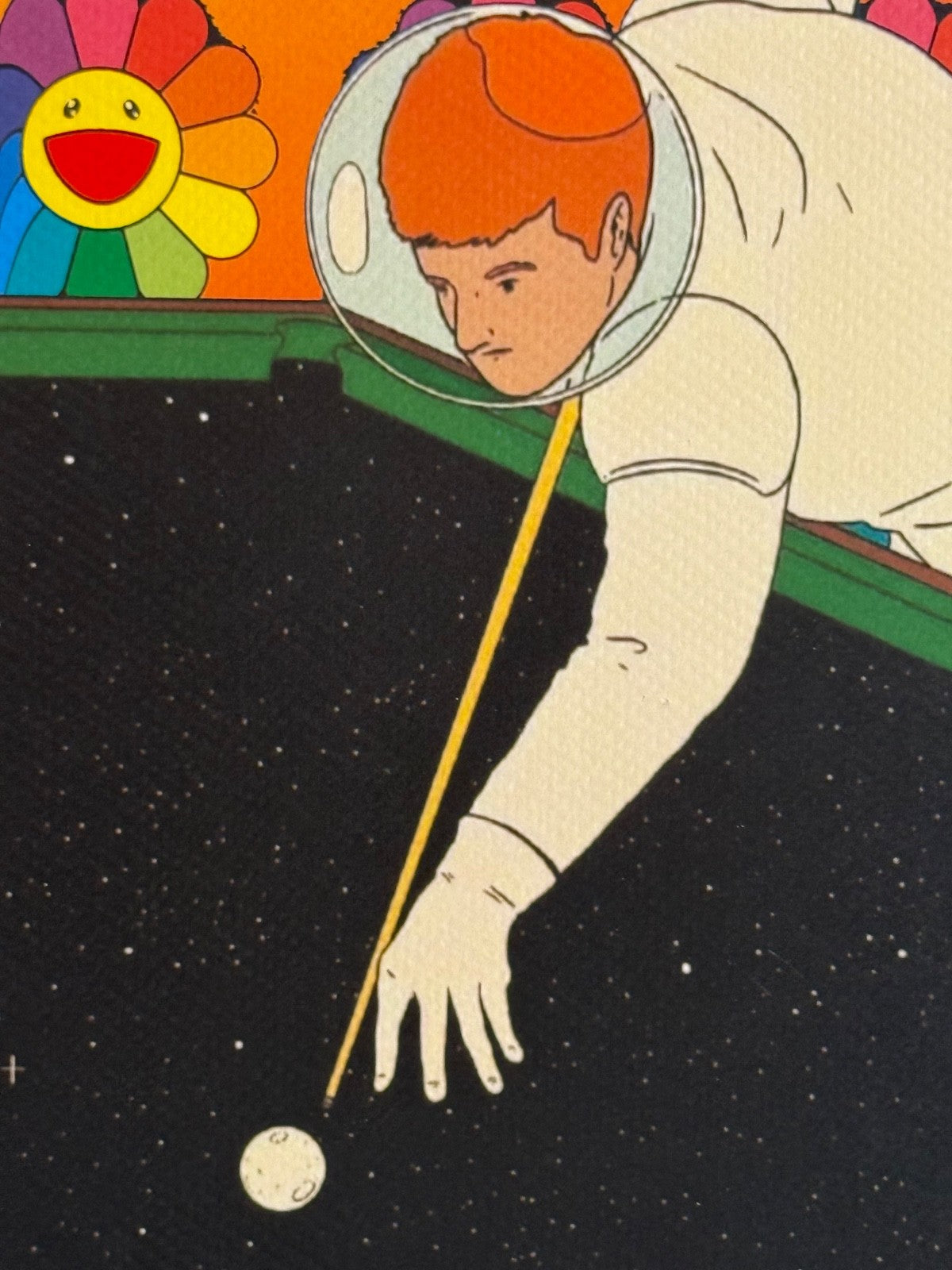 Fine Art Death NYC Limited Edition Street Art Print - Astronaut Space Pool