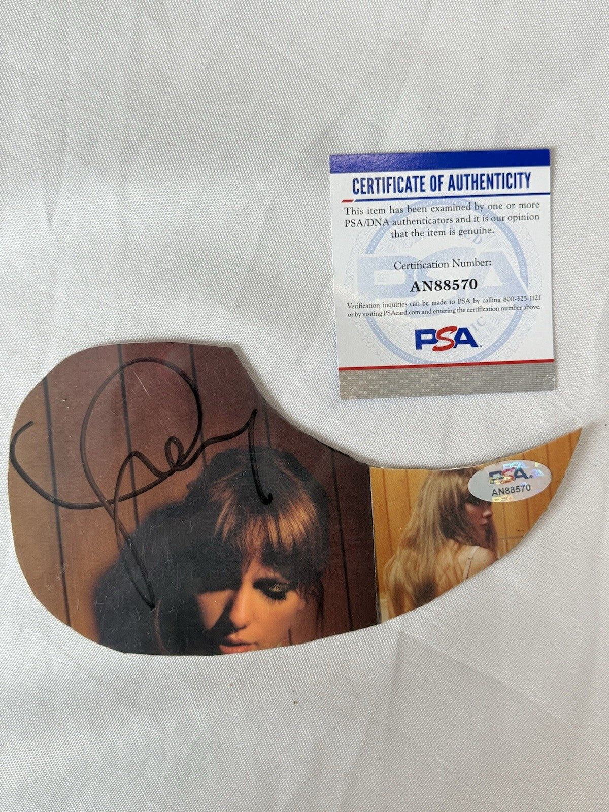 Taylor Swift Midnights Signed Pickguard (PSA DNA AN88570)