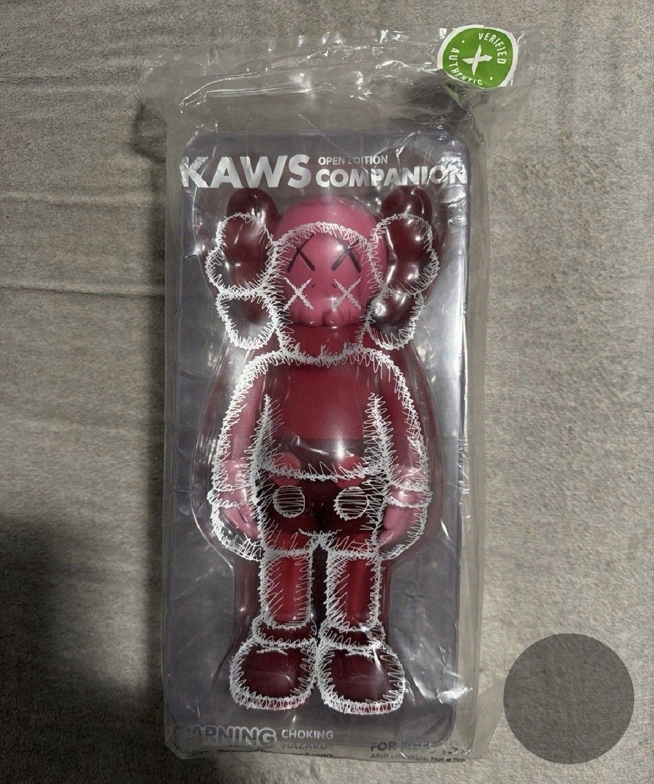 KAWS Holiday Indonesia Accomplice Black Vinyl Figure 11.5" 2023 NEW Sealed NFC 
