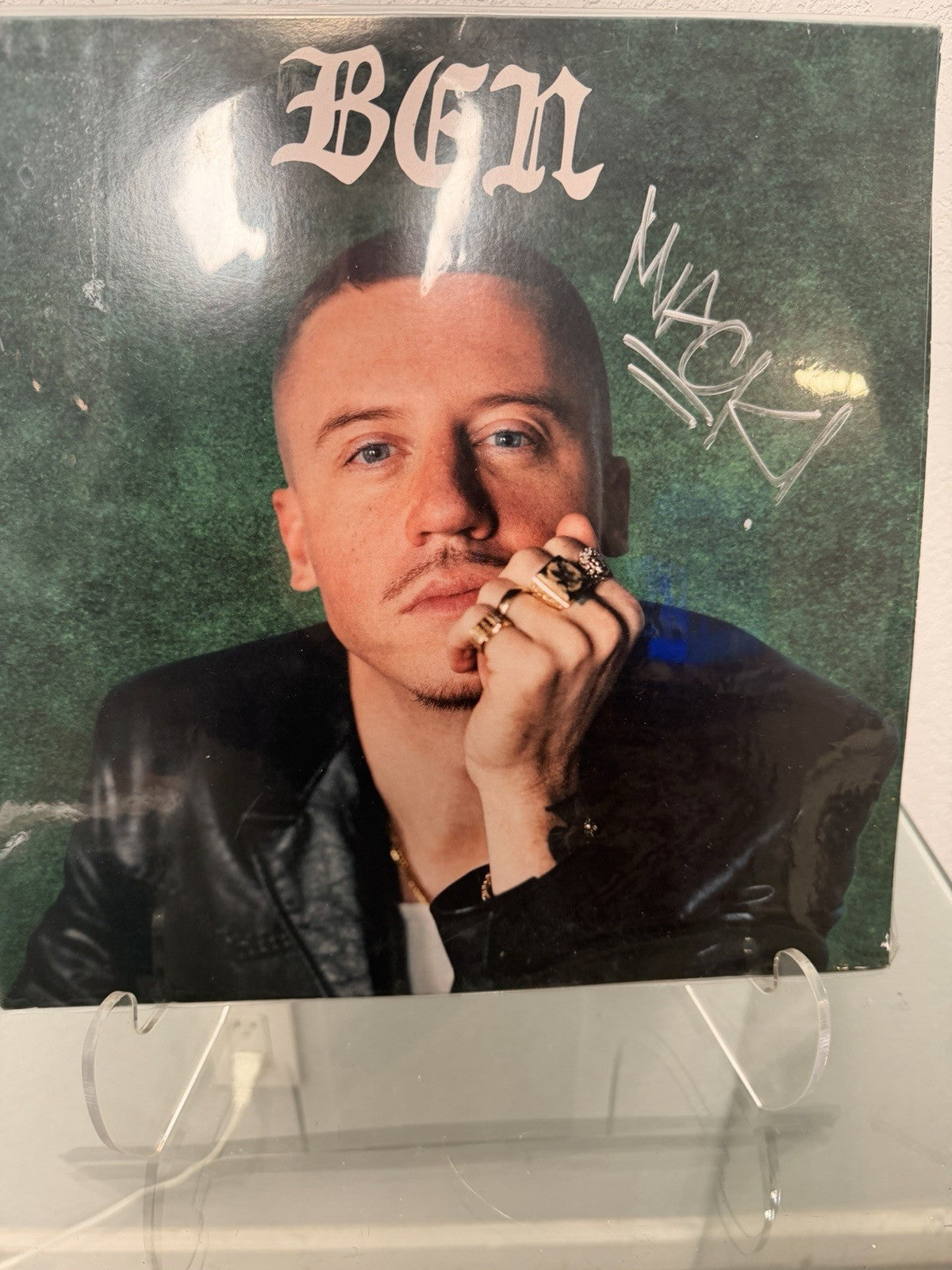 Macklemore Signed BEN Red Vinyl LP – Limited Edition 2-LP with COA, 2023